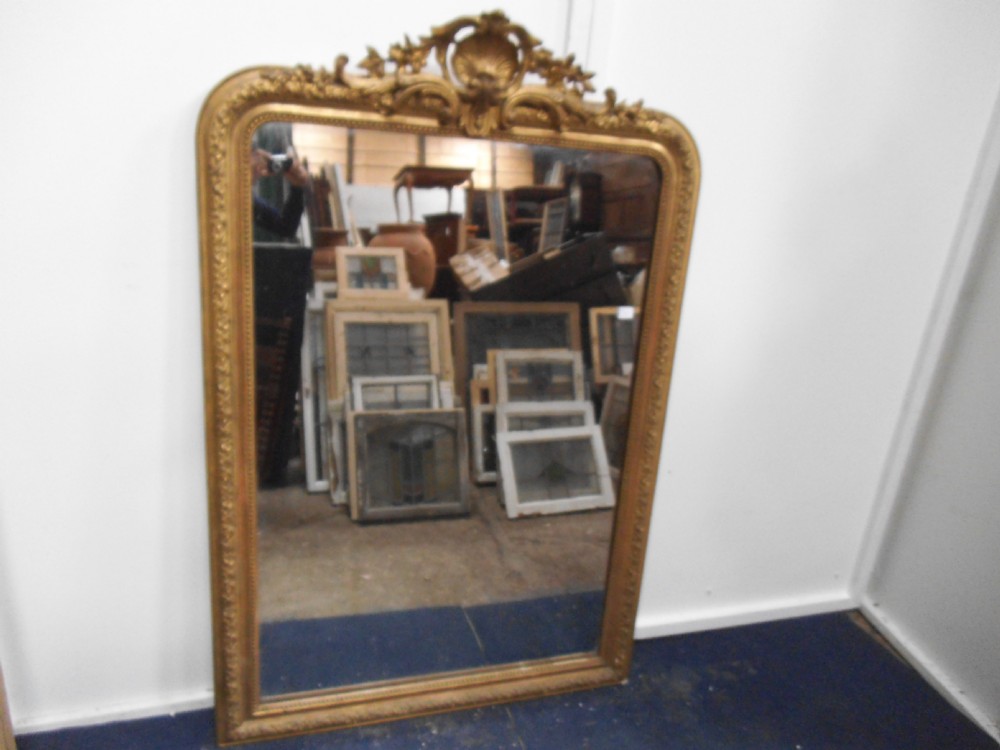 gilded victorian mirror
