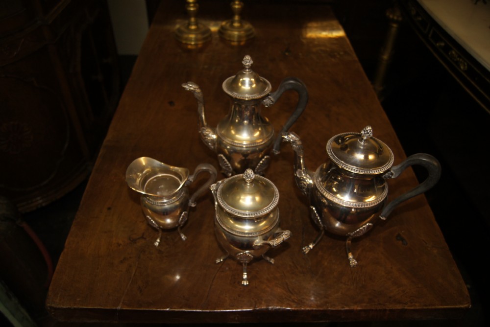 good quality silver plated french tea set