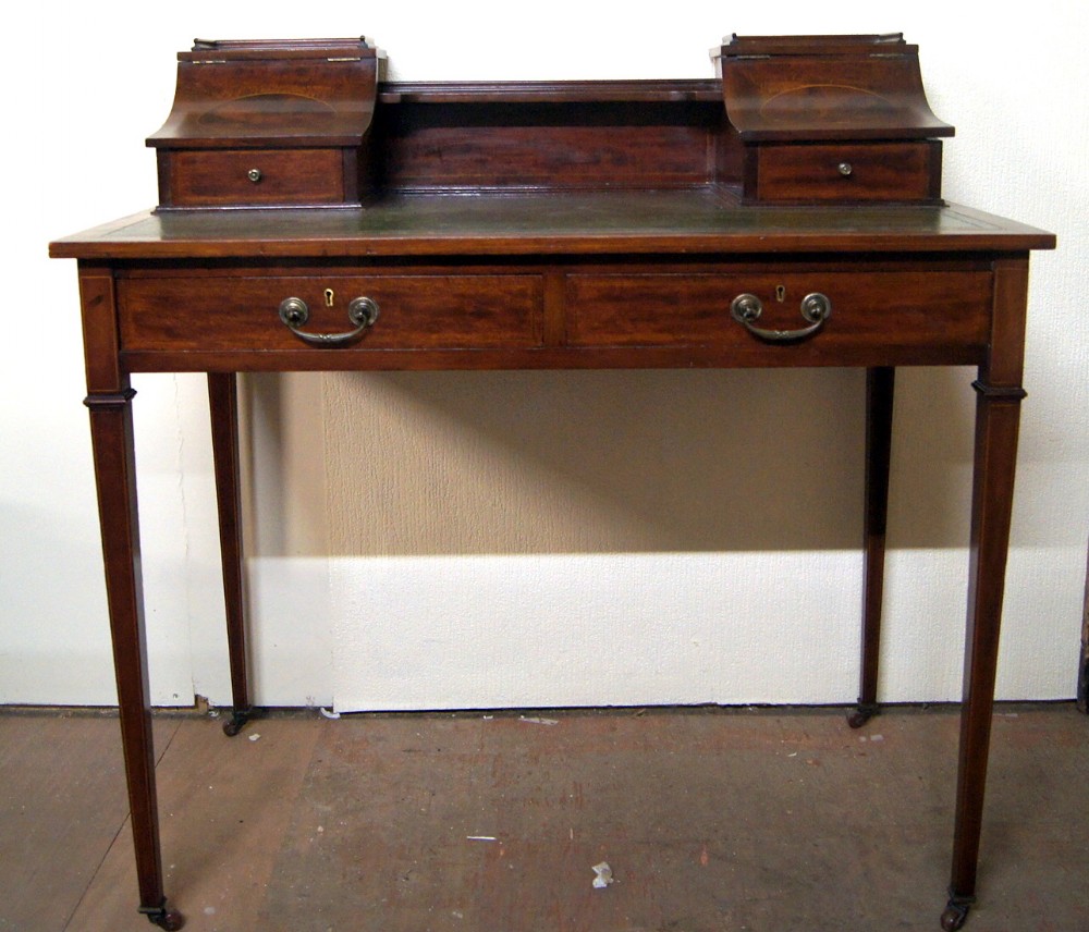 a great carlton style mahogany writing desk