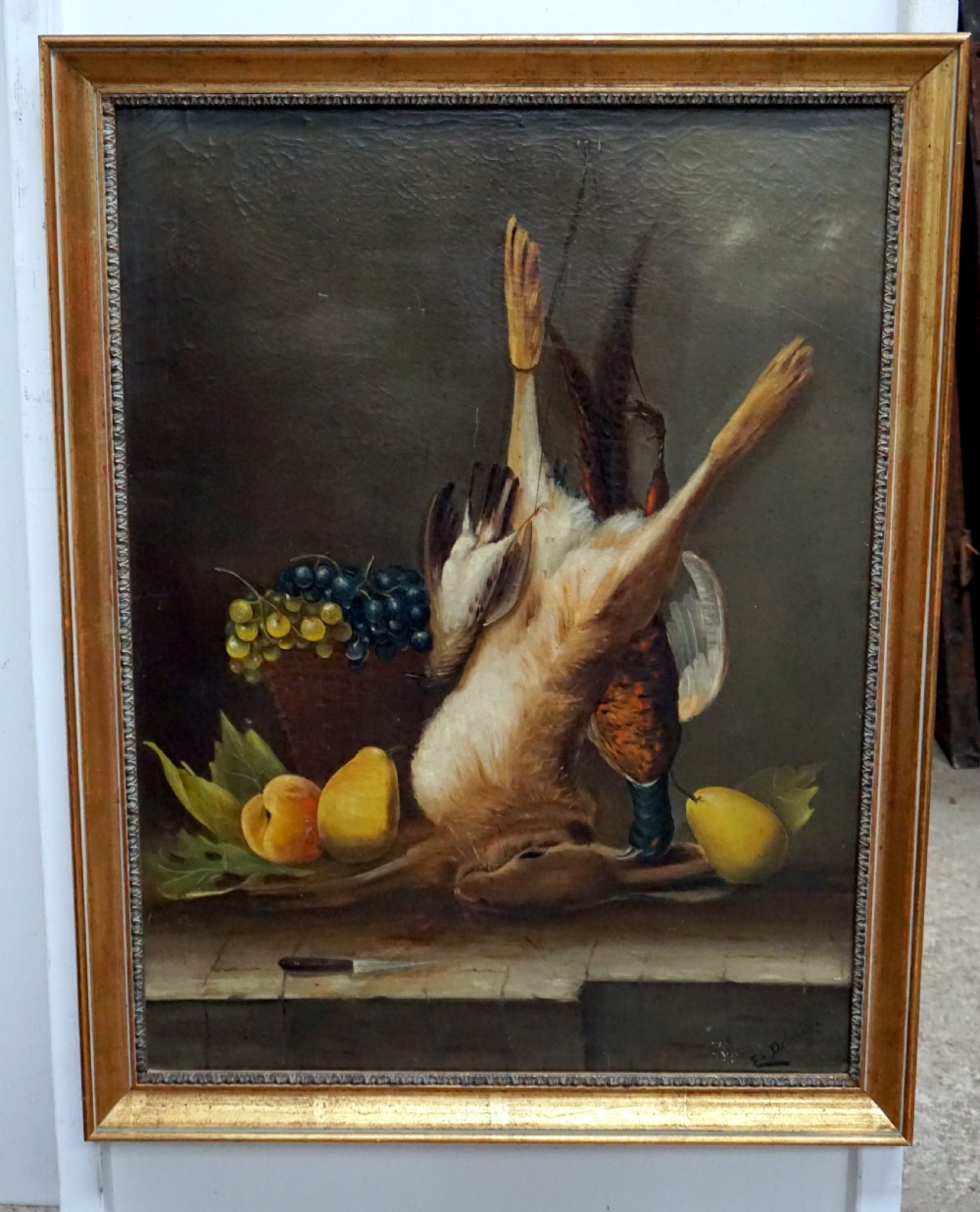 a very well painted victorian oil on canvas