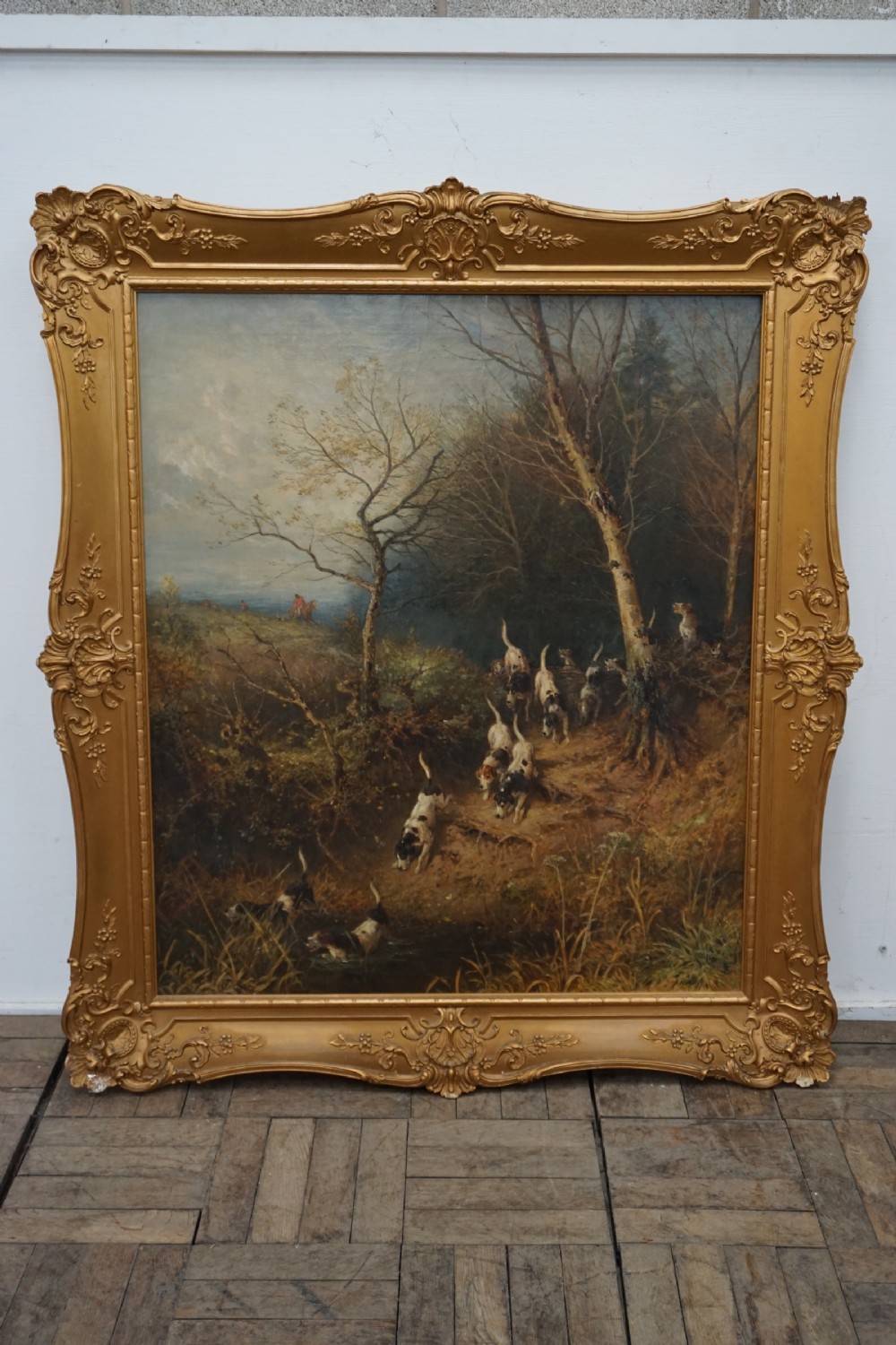 an outstanding oil painting by the renowned victorian artist myles birkettfoster