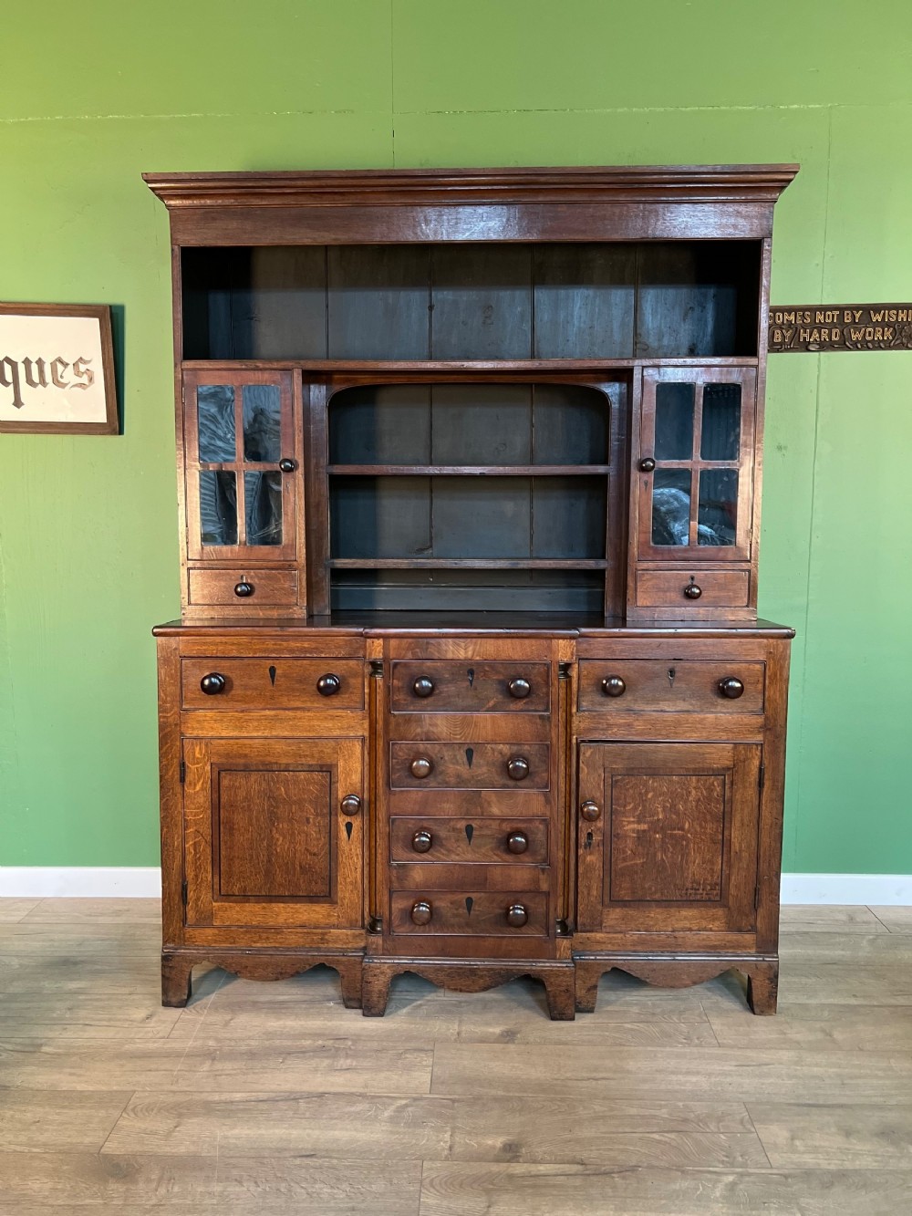 a charming and original oak anglesey welsh dresser