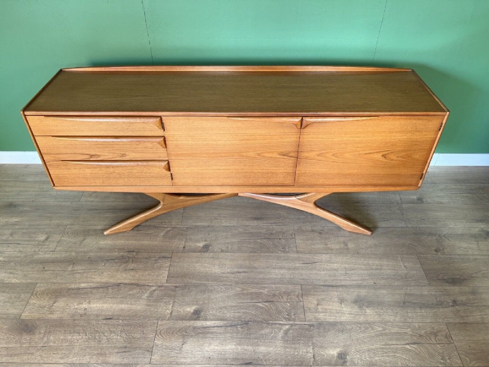 beithcraft teak floating sideboard by val rossi