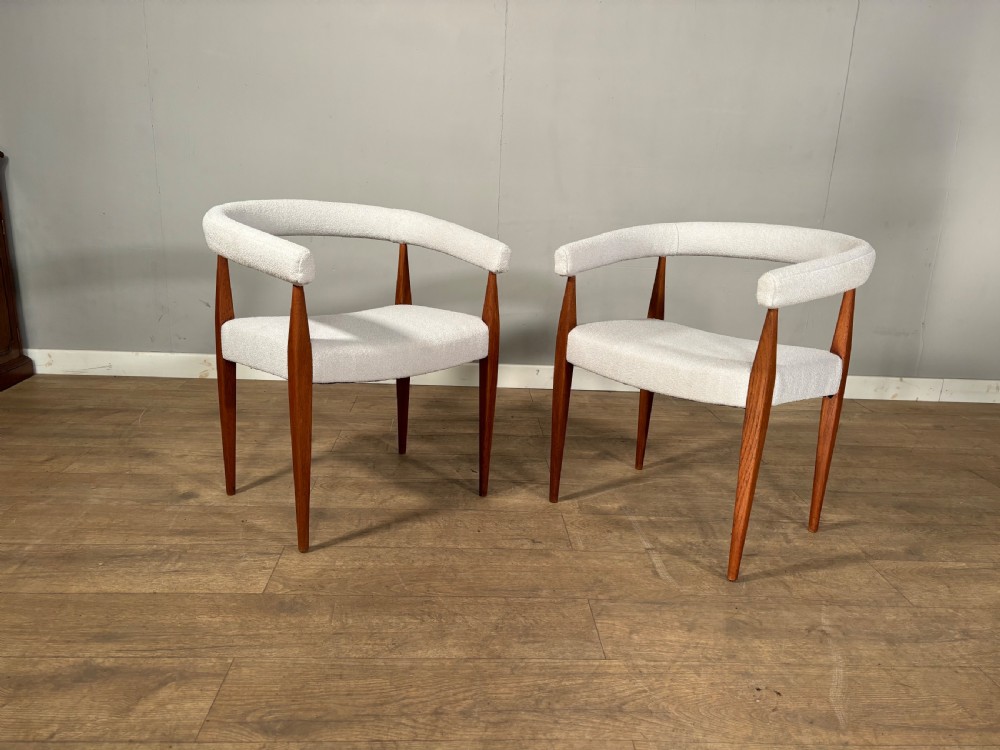 mid century danish nanna and jorgen ditzel ring chairs 1950s