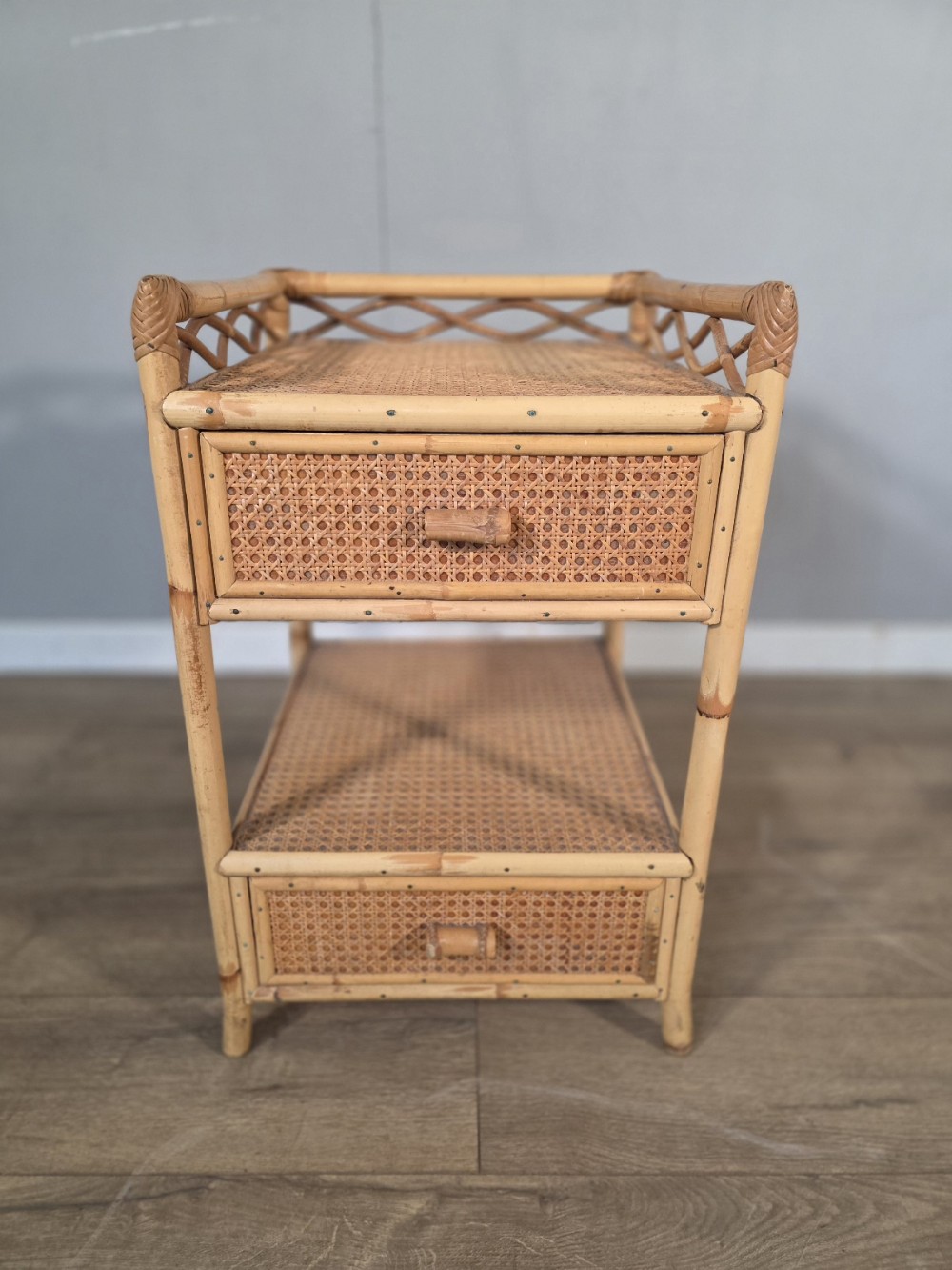 1970 bamboo angraves sidetable