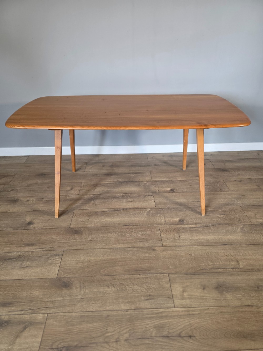 ercol refectory plank dining tableblonde