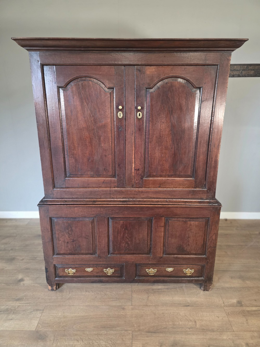 antique petite orginal harnesstack cupboard